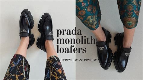 prada loafers chocolate|prada monolith loafer.